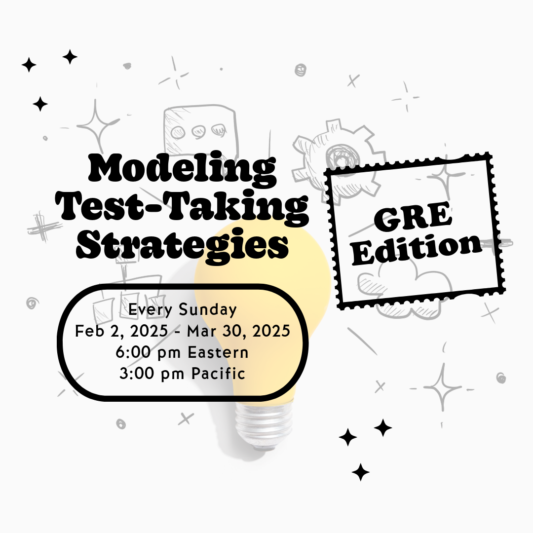 Modeling Test-Taking Strategies (GRE Edition)